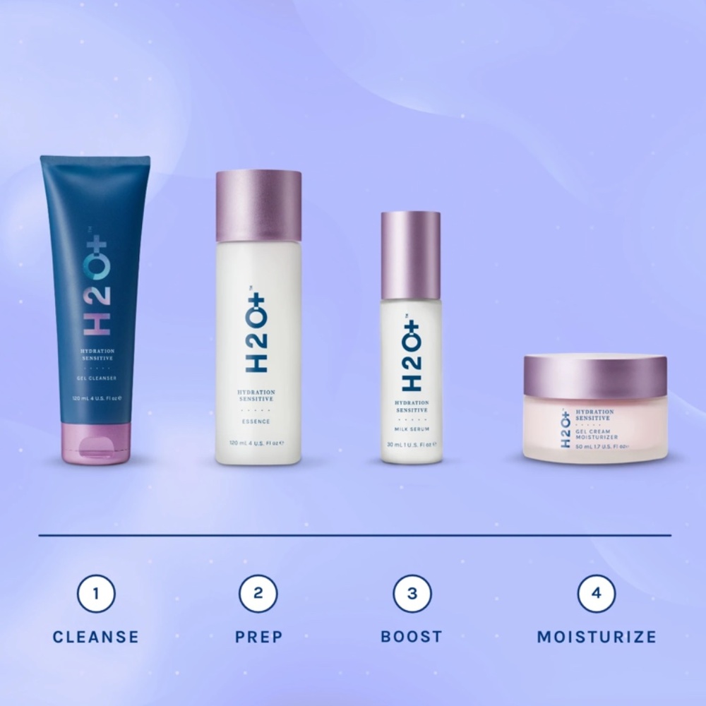 H20+ Clean Beauty Set Hydration Sensitive EU strict NEW IN ORIGINAL BOXES $165